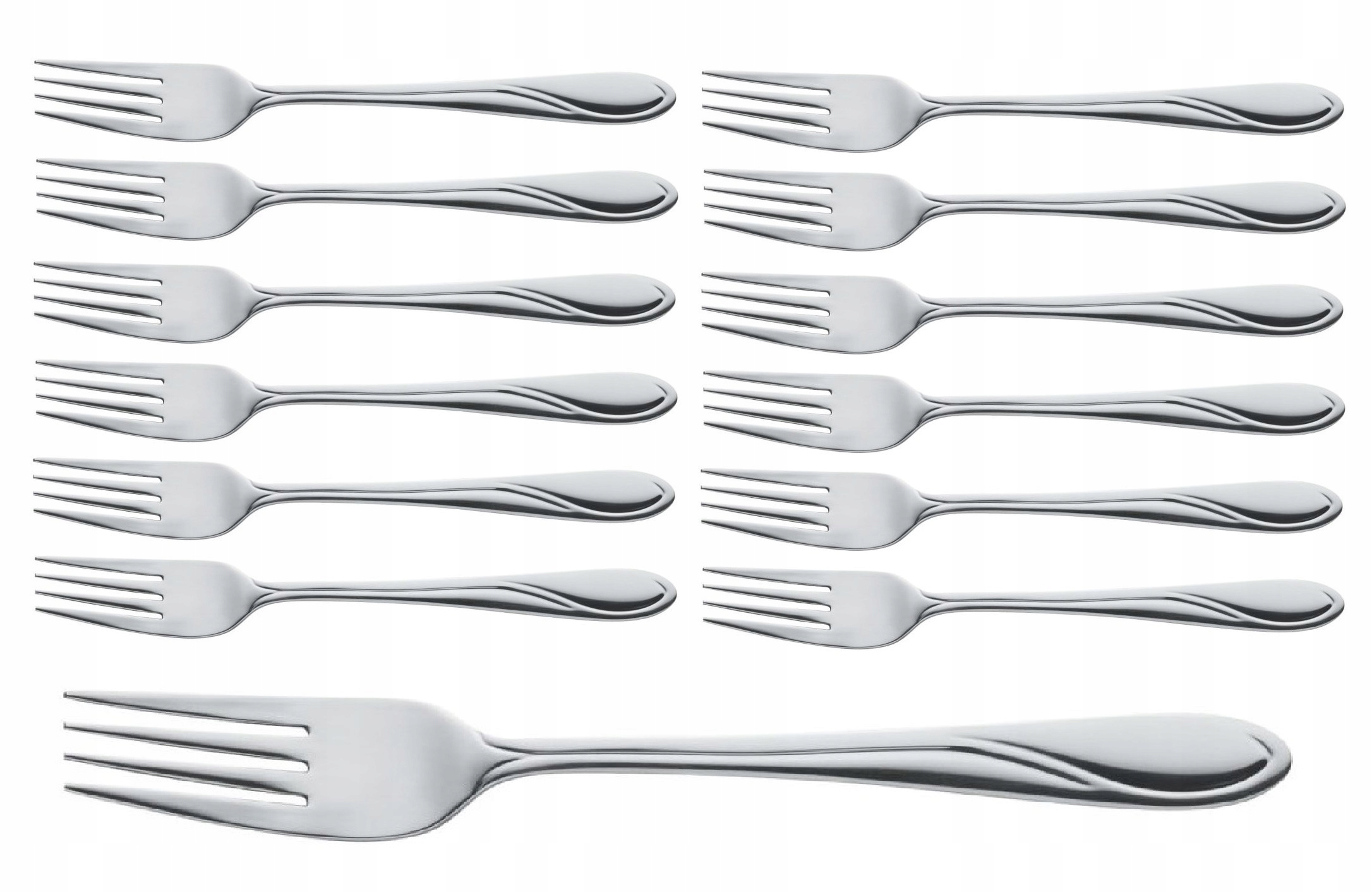 AMEFA WHISPER 12 x WIDELEC STOŁOWY 19,7 CM DUŻY OBIADOWY