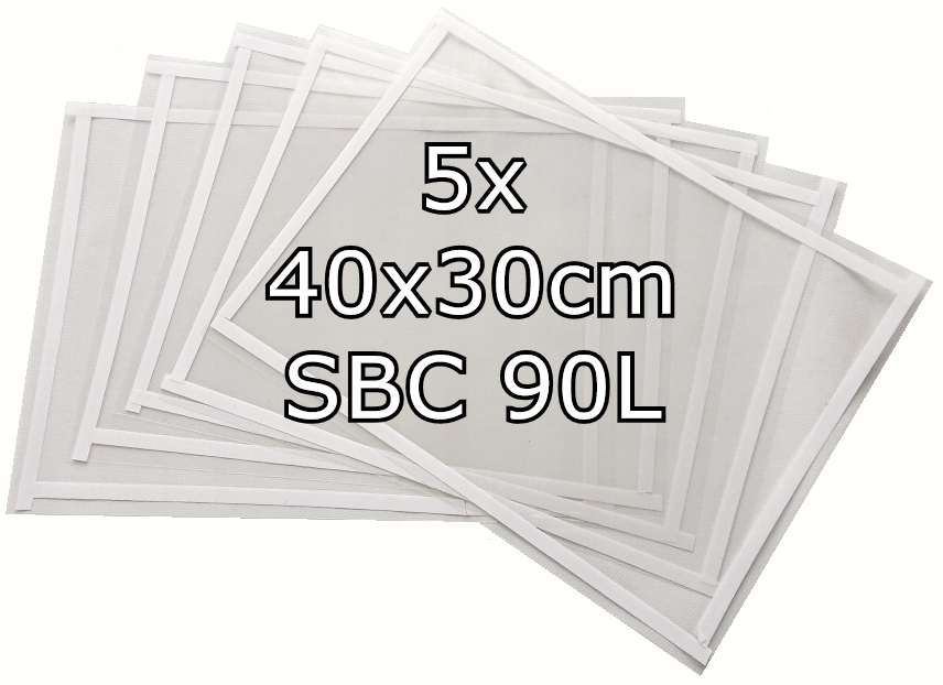 

5 x Folia Ochronna 40x30 Do Piaskarki 90L Ekran