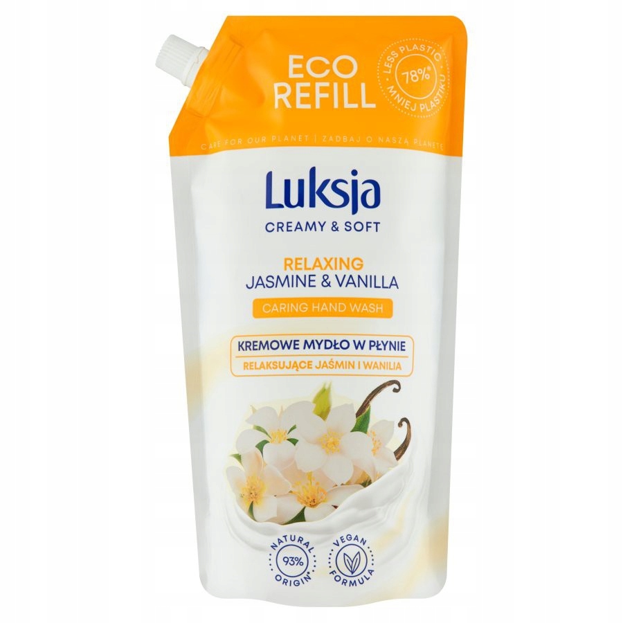 

Luksja Kremowe w Płynie Jaśmin i Wanilia 900ML