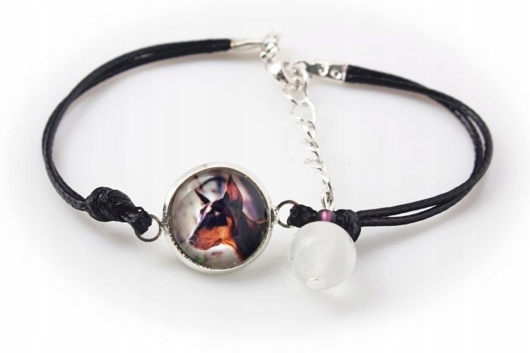 

Doberman Bransoletka z Twoim zdjęciem Handmade