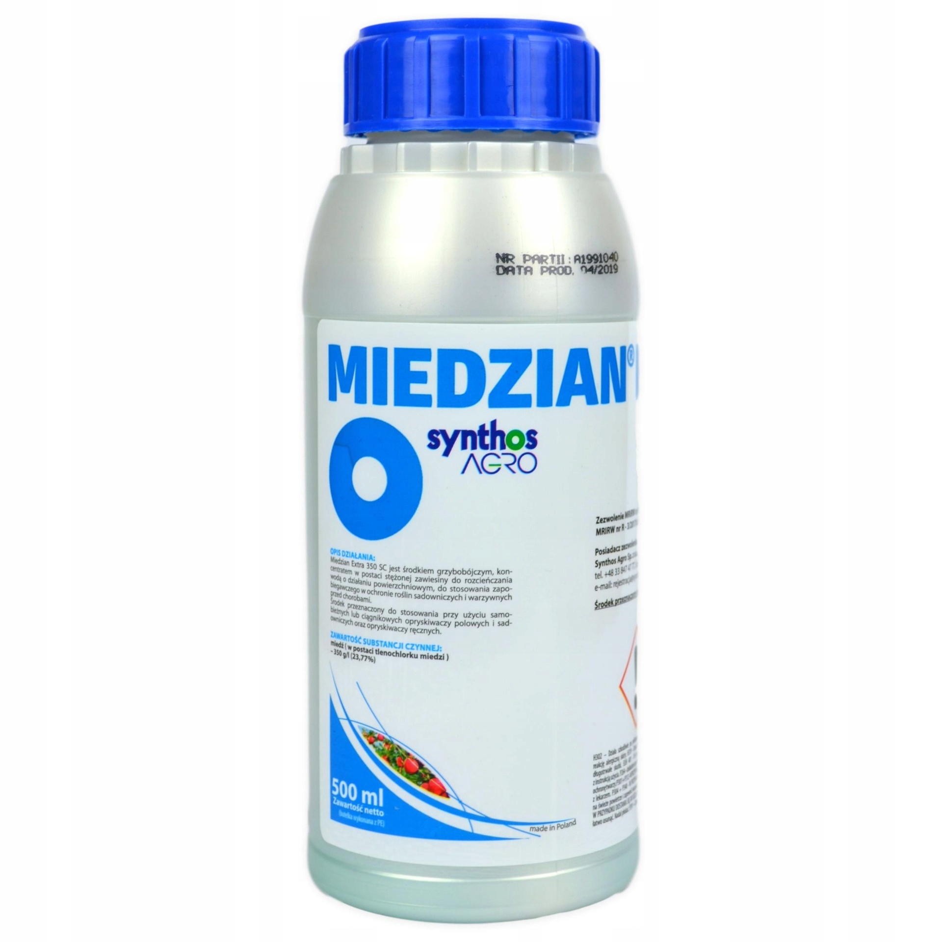 

Miedzian Extra 500ml grzybobójczy sady warzywa