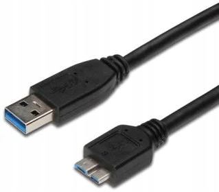 Kabel PremiumCord USB-A - microUSB 3 m czarny
