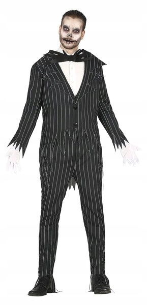 Kostým Kostlivec Halloween Karneval S