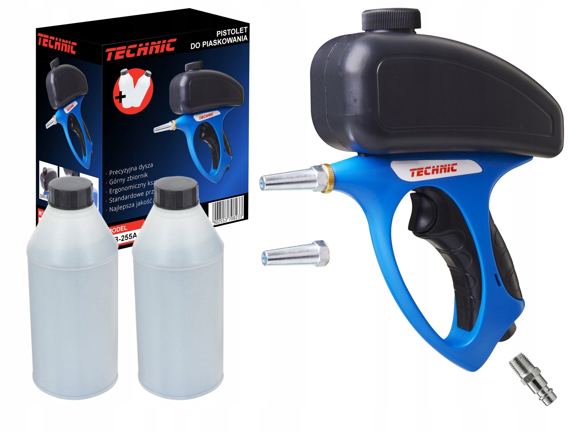 

Piaskarka Pistolet Piaskowania Dysza Korund 2kg