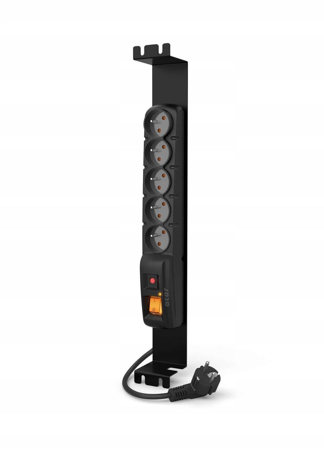 Acar Zásuvková Lišta F5 Fa Rack 5 M Pro Audiovizuální Napájení Zařízení