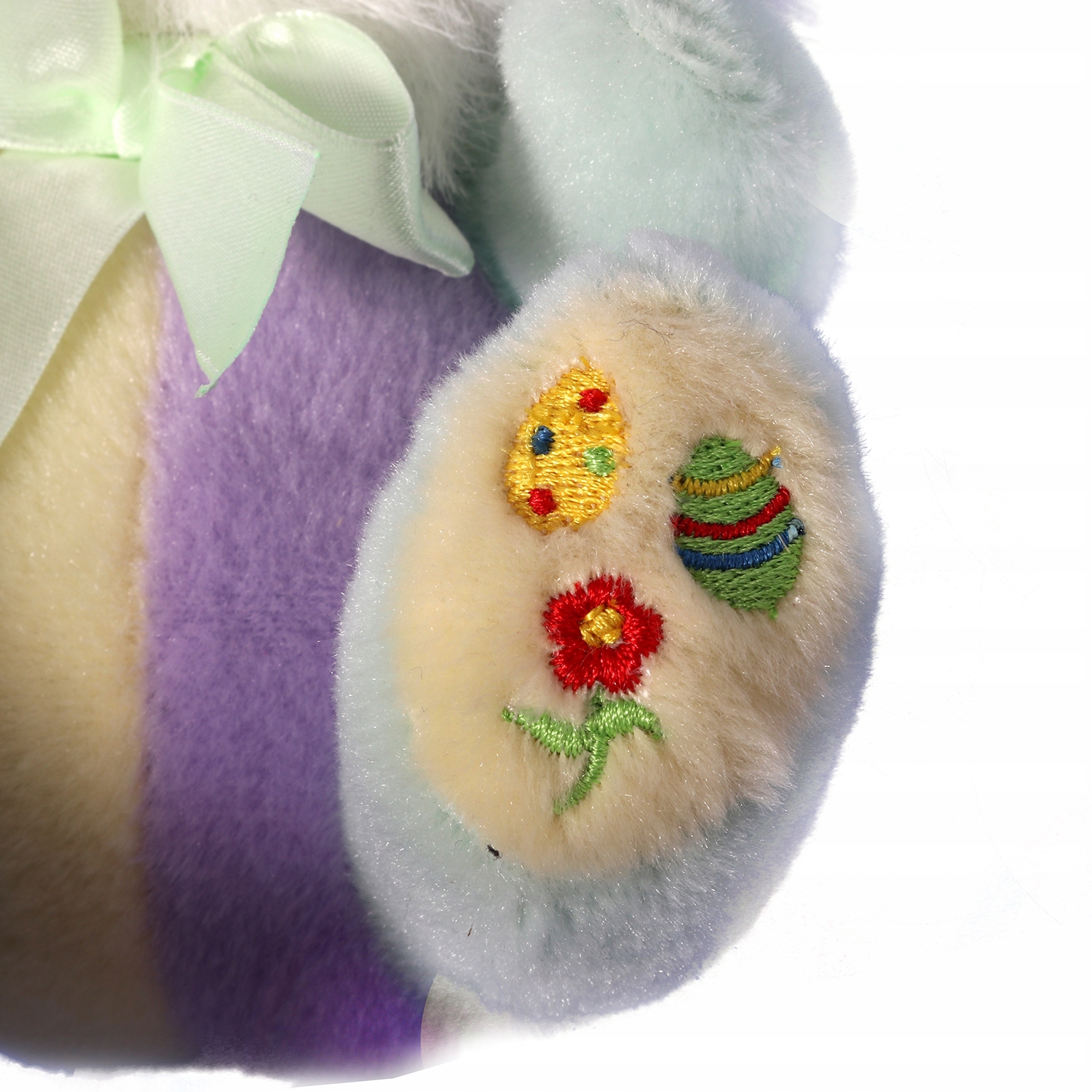 ZAJĄCZEK PLUSZOWY 20CM ZIELONY maskotka pluszak Szerokość produktu 15 cm