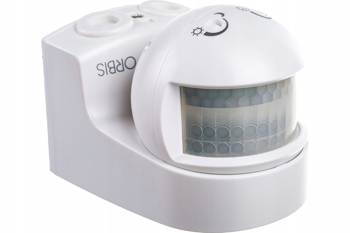 Czujnik ruchu ORBIS ISIMAT OB134312 140° IP55 biały Typ czujnik