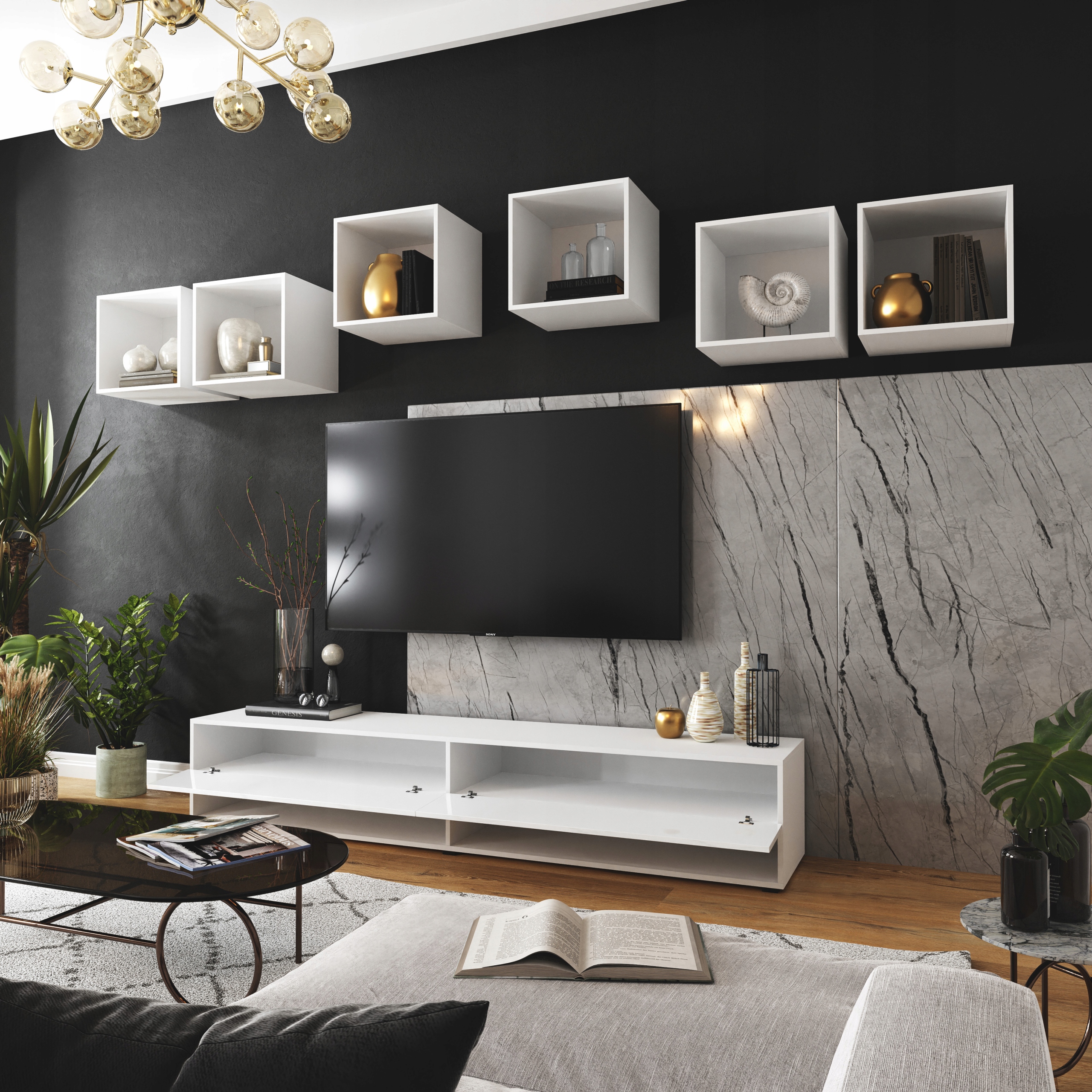 Nábytková Stěna Rtv Nábytek do obývacího pokoje FMB27 O-sofa