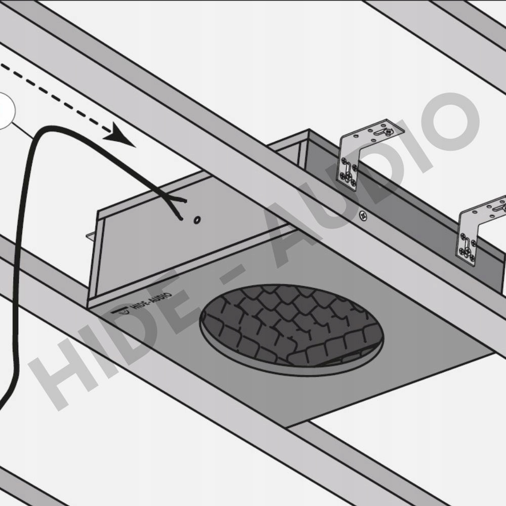 Głośnik Kef Ci160.2CR + Obudowa BackBox Hide-Audio Marka KEF
