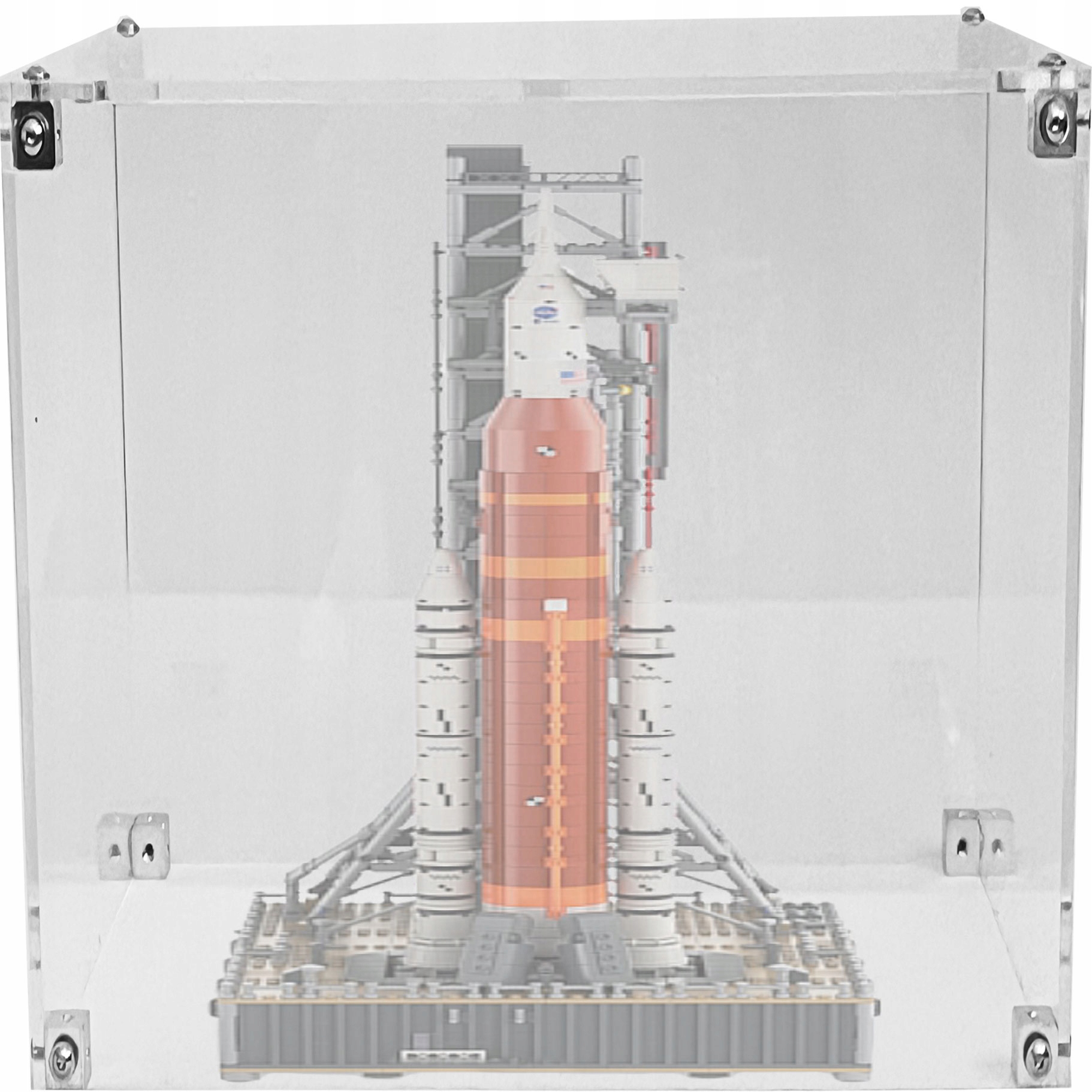 Vitrína Drewlandia pro stavebnici Lego 10341 Icons Raketa Sls Nasa Artemis