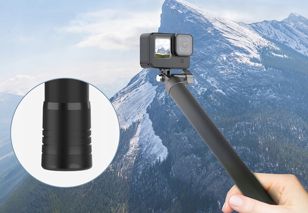 Uchwyt Statyw Monopod Grip SELFIE Stick 3M GoPro Waga produktu z opakowaniem jednostkowym 0.4 kg