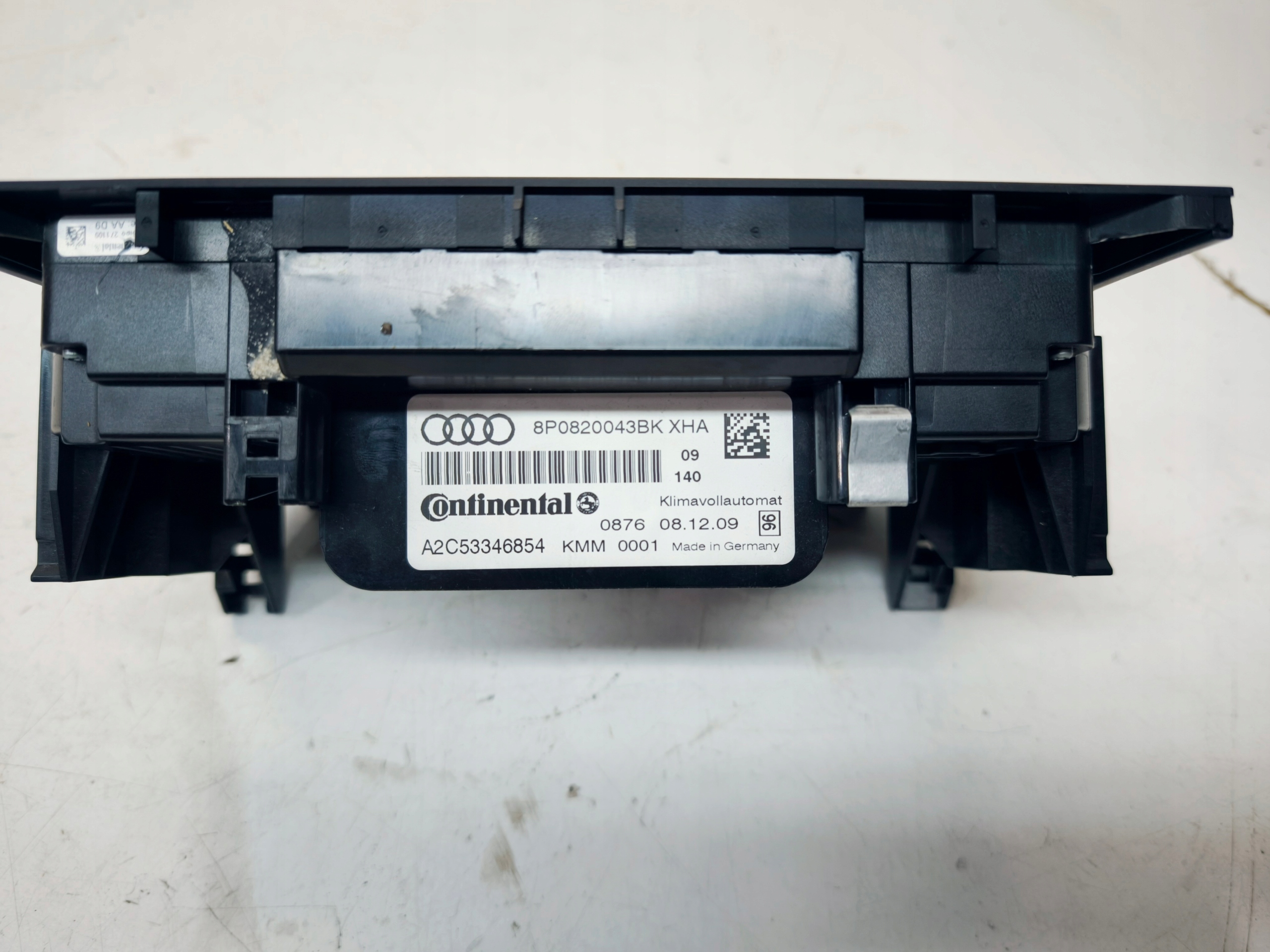 Unite commande clima de chauffage AUDI A3 8P 8P0820043BK
