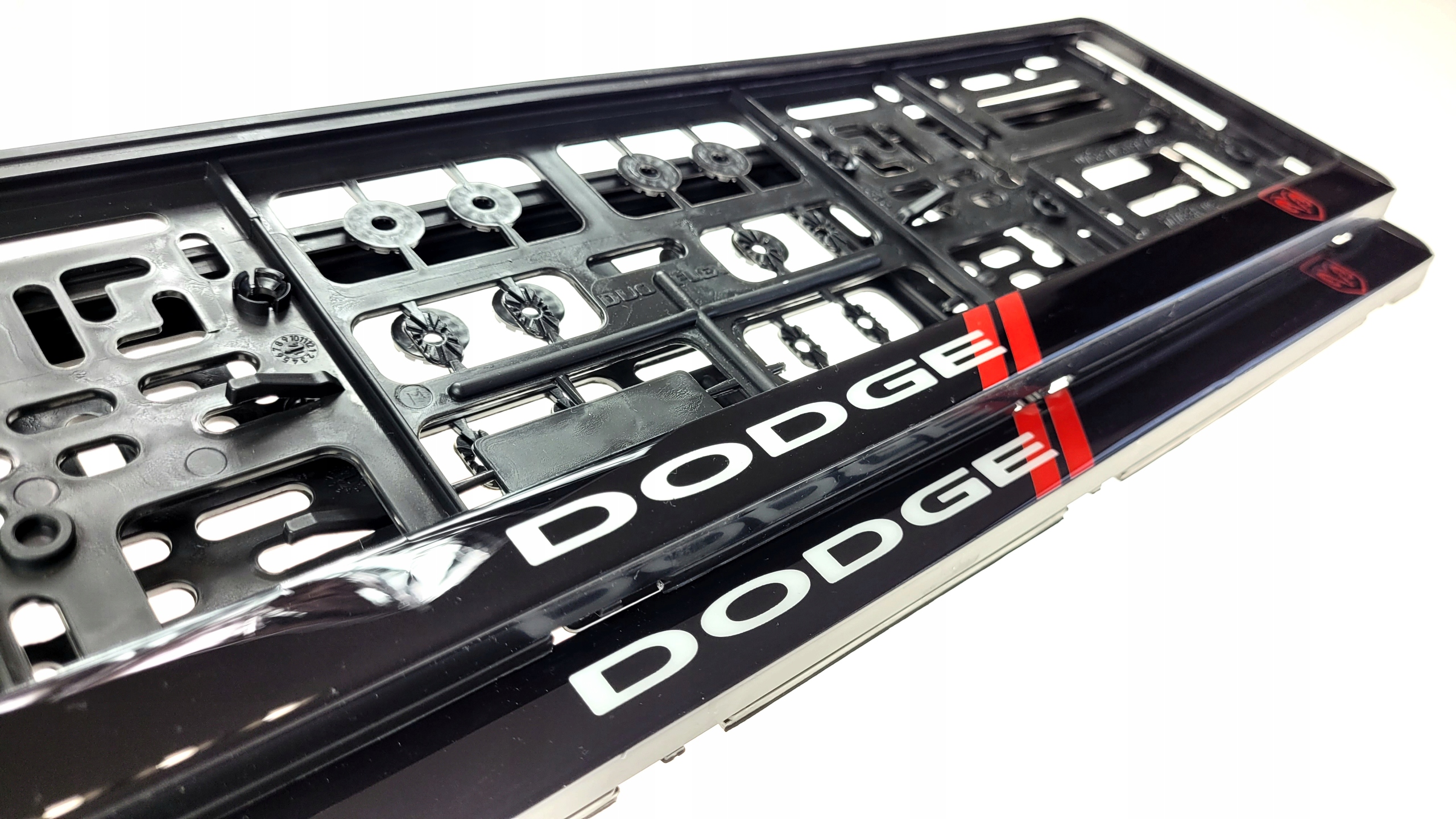 Ramki do tablic rejestracyjnych Dodge Żelowe 2 sztuki