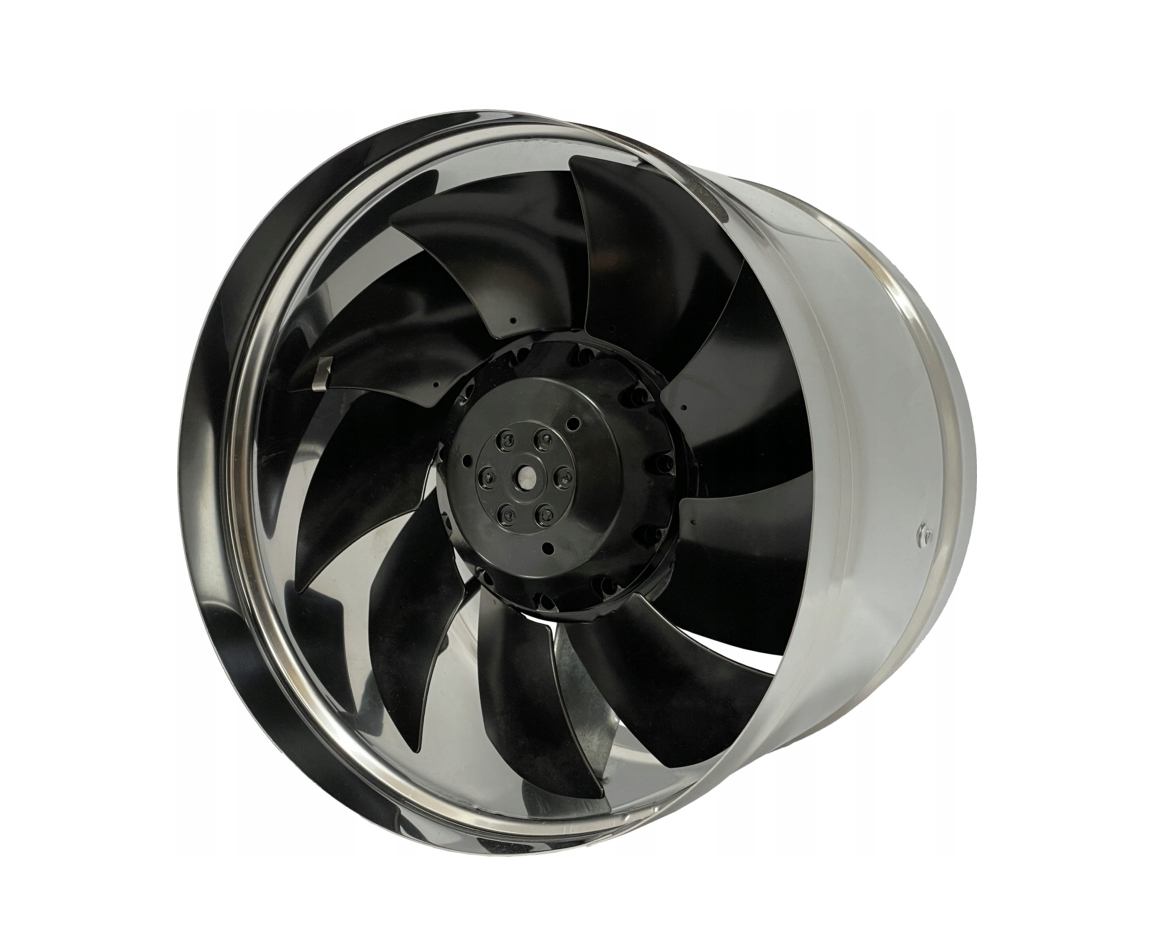 Kanálový ventilátor Vbo 250 Turbina 1450 m3/h 70°C Puzdro nerezová oceľ