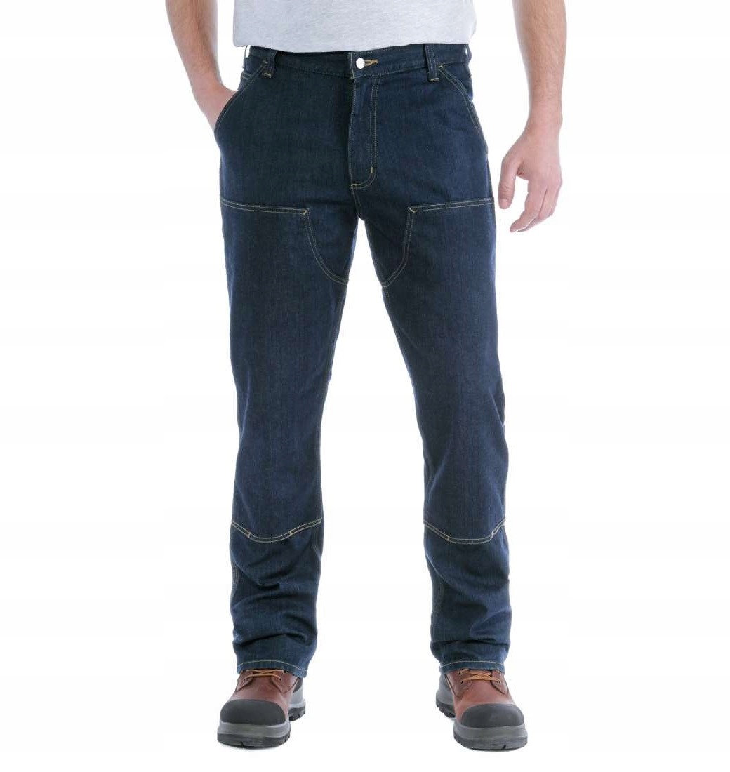 Kalhoty Carhartt Rugged Flex Double-Front Blue