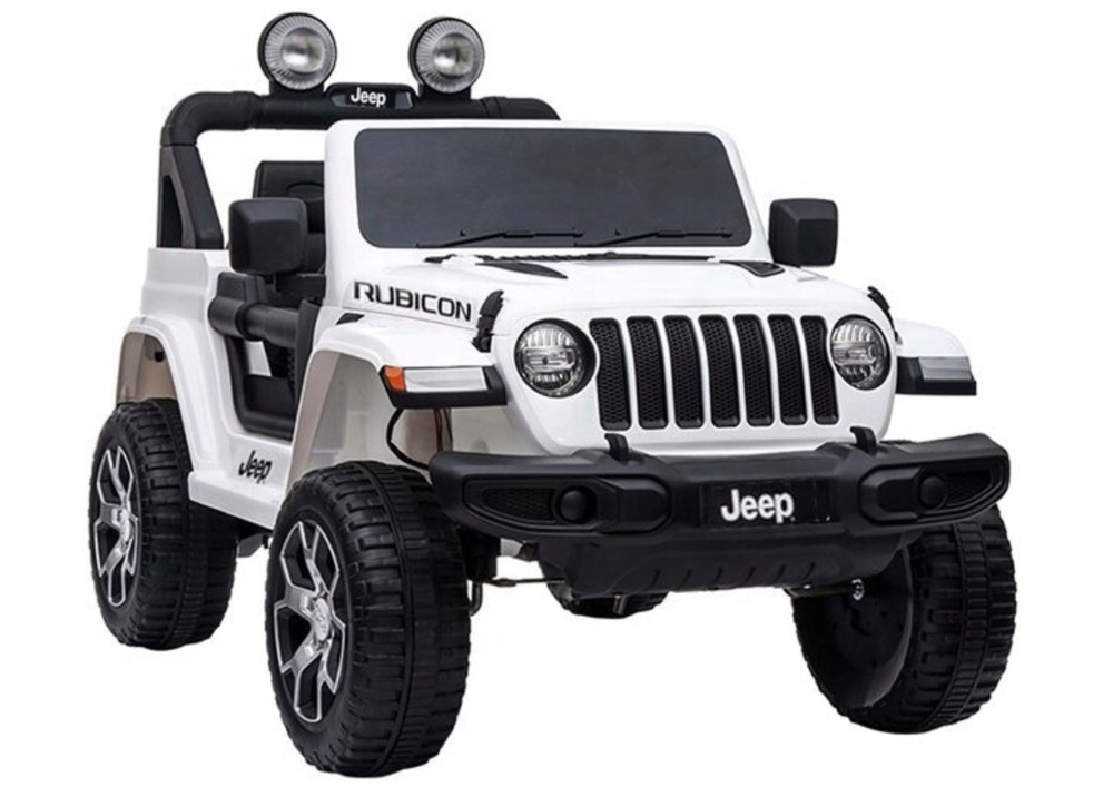 Auto na Akumulator Jeep Rubicon 4x4 Biały