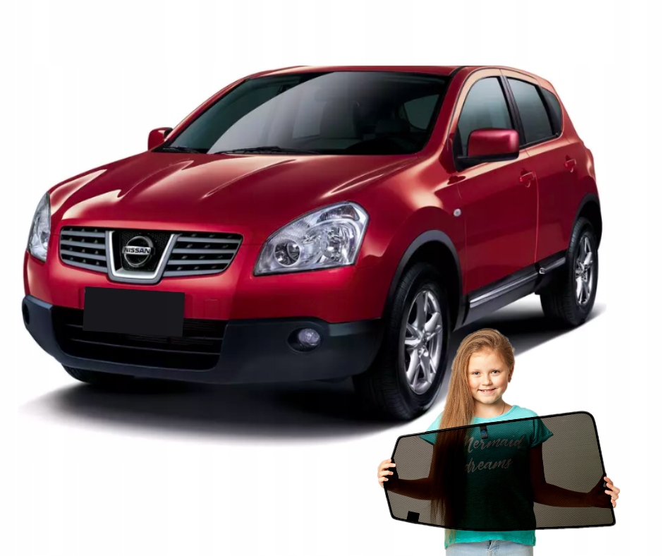Záclony RayStop určené pro Nissan Qashqai 1 I crossover 2006-2013
