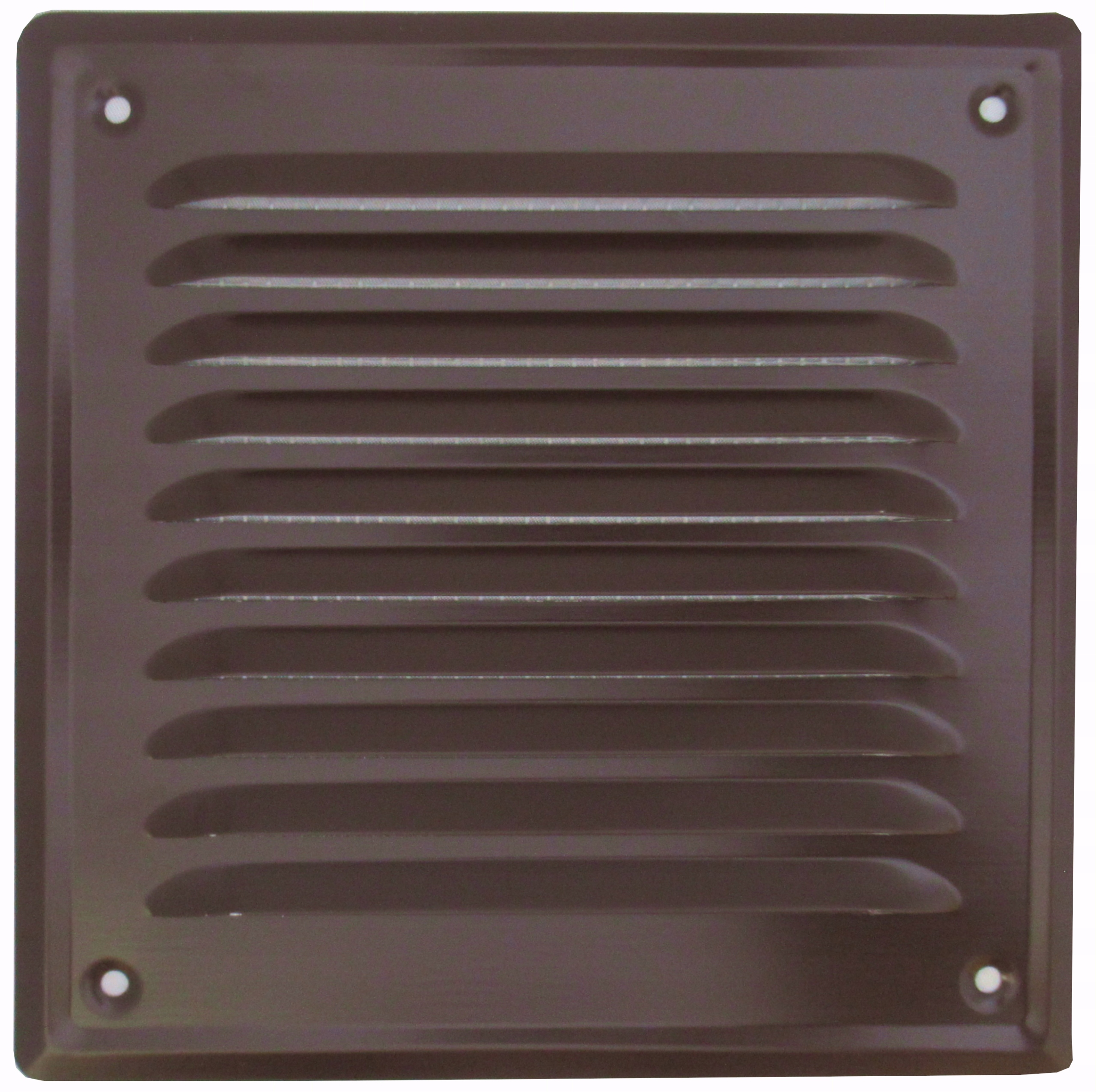 KRATKA WENTYLACYJNA 14X14SIATKA SKOŚNA BRĄZ METAL