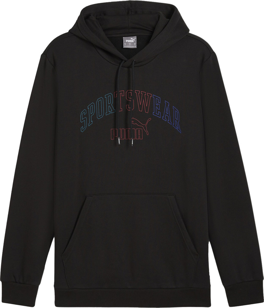 Pánská Mikina Puma Ess+ Logo Lab Gradient Hoodie Fl Černá 681775 01 r M