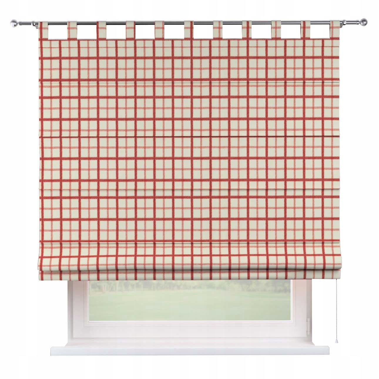 Hotová rímska roleta Verona 130x170 cm červená