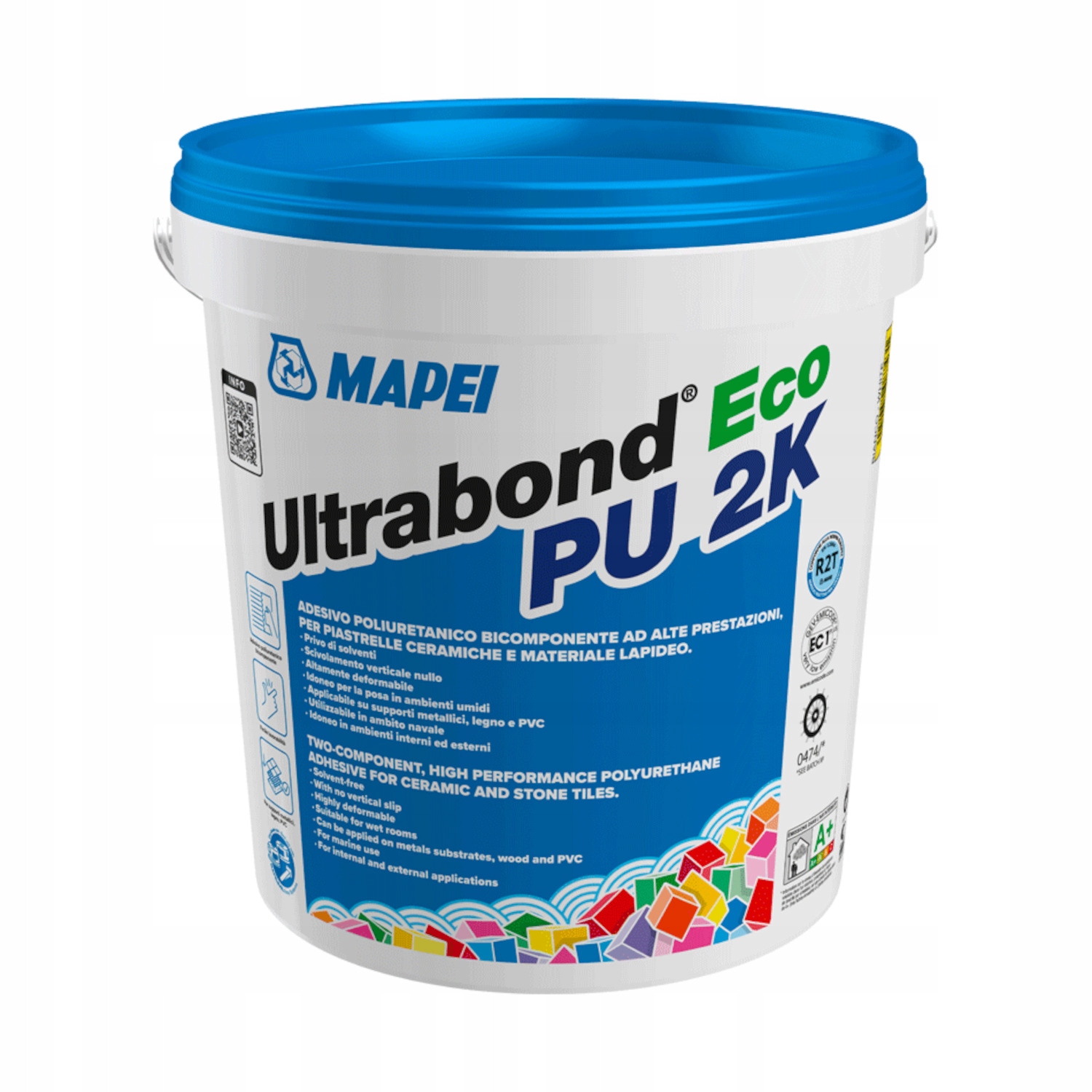 Klej Mapei Ultrabond Eco Pu 2K 5kg szary
