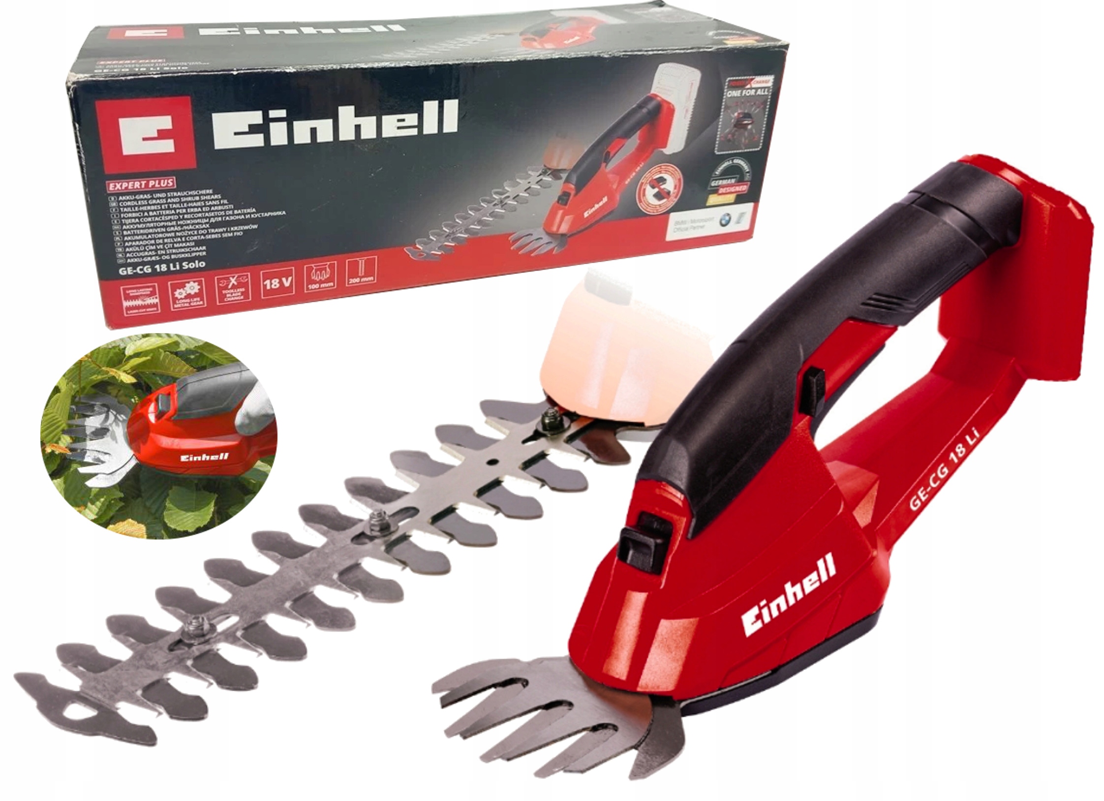 Einhell Akumulátorové Nožnice Na Trávu A Živý Plot Ge-cg 18 Li-Solo Kríkov