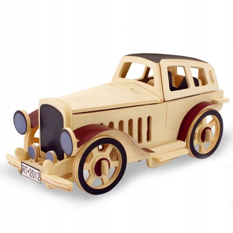 

Robotime Drewniany model Klasyczne Auto 3D
