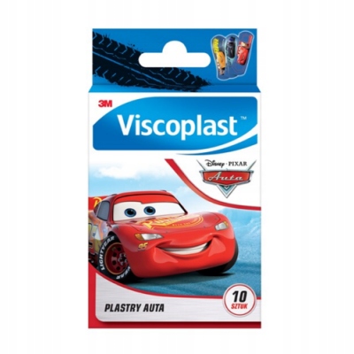

Viscoplast Plastry dla dzieci Auta, 10 sztuk