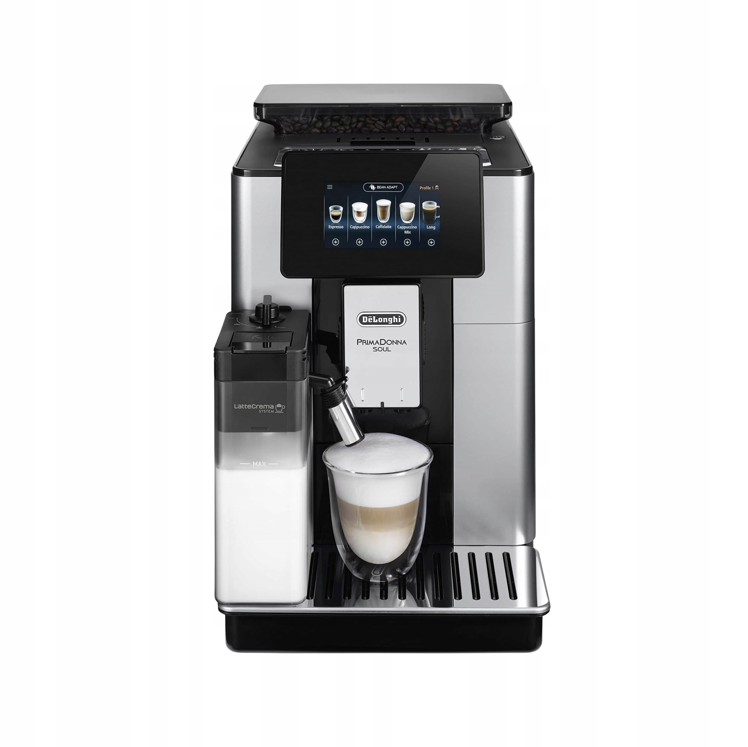 DeLonghi ECAM612.55.SB ekspres automatyczny 1450W 19 bar