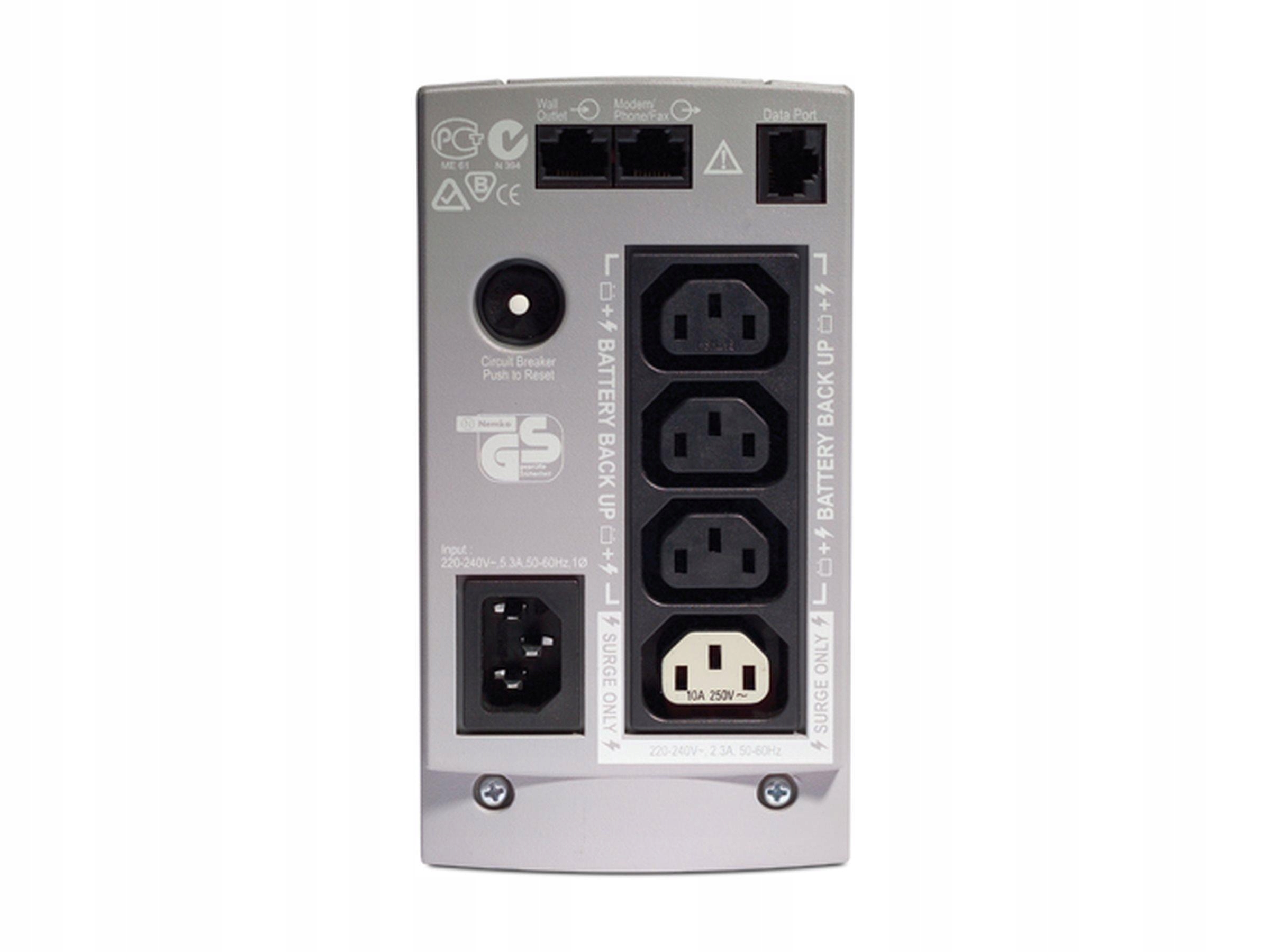 Apc BK650EI Apc Back-UPS 650VA, 230V, Iec