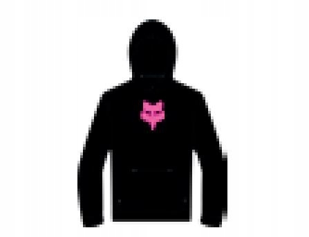 BLUZA Z KAPTUREM FOX JUNIOR LEGACY BLACK/PINK (YM)