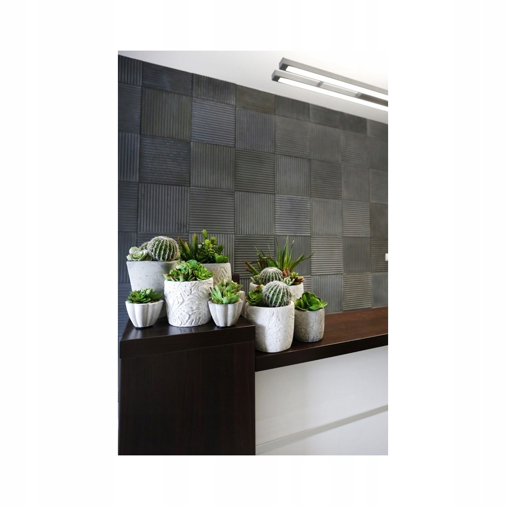 DONICZKA BETONOWA 13x11cm - BETON ARCHITEKTONICZNY Średnica 12.7 cm