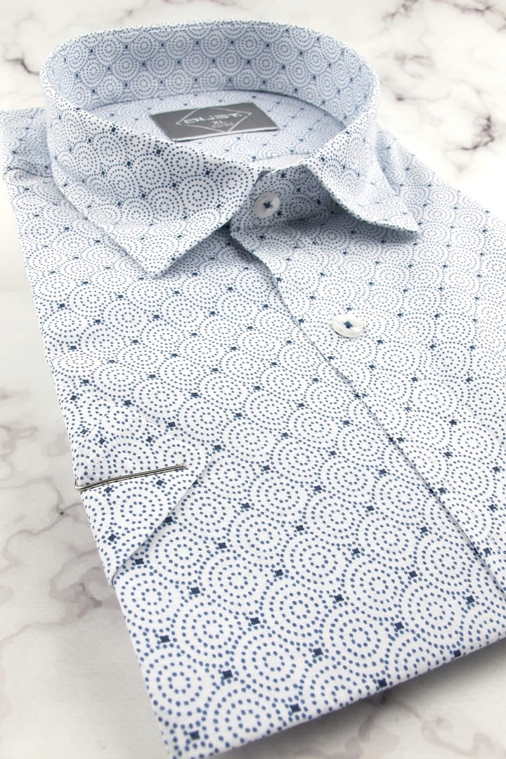 Duża Koszula Męska Elegancka Duże rozmiary P243 Rozmiar 3XL