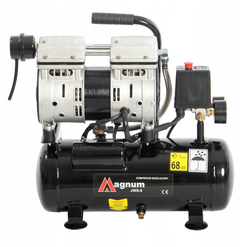 Zubný Kompresor 9 L 230 V, Tichý, Bez Oleja