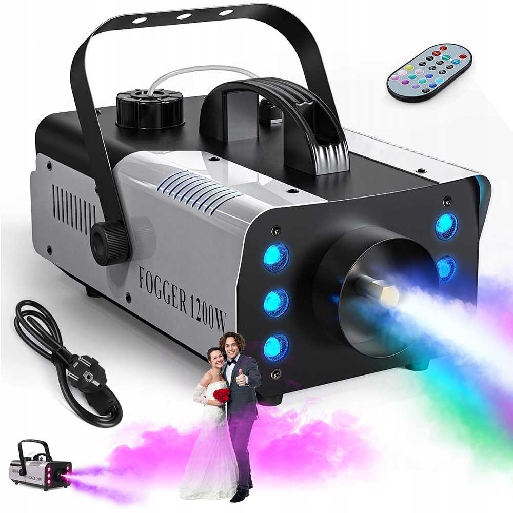 Výrobník Kouře, Mlha, Kouřový Stroj, Silný Rgb Led Efekt Dálkové Ovládání