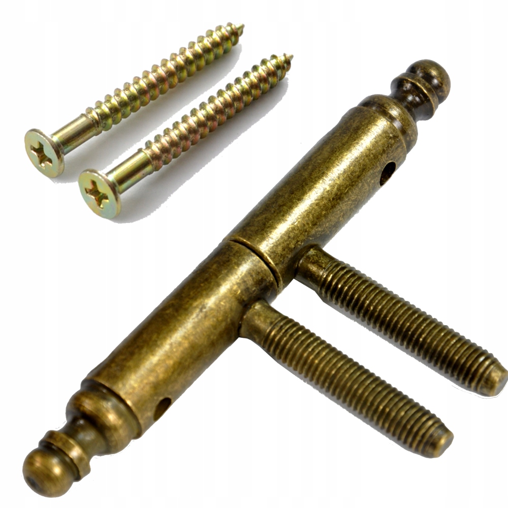 

Zawias Wkręcany Regulowany Retro 15 mm brąz antyk