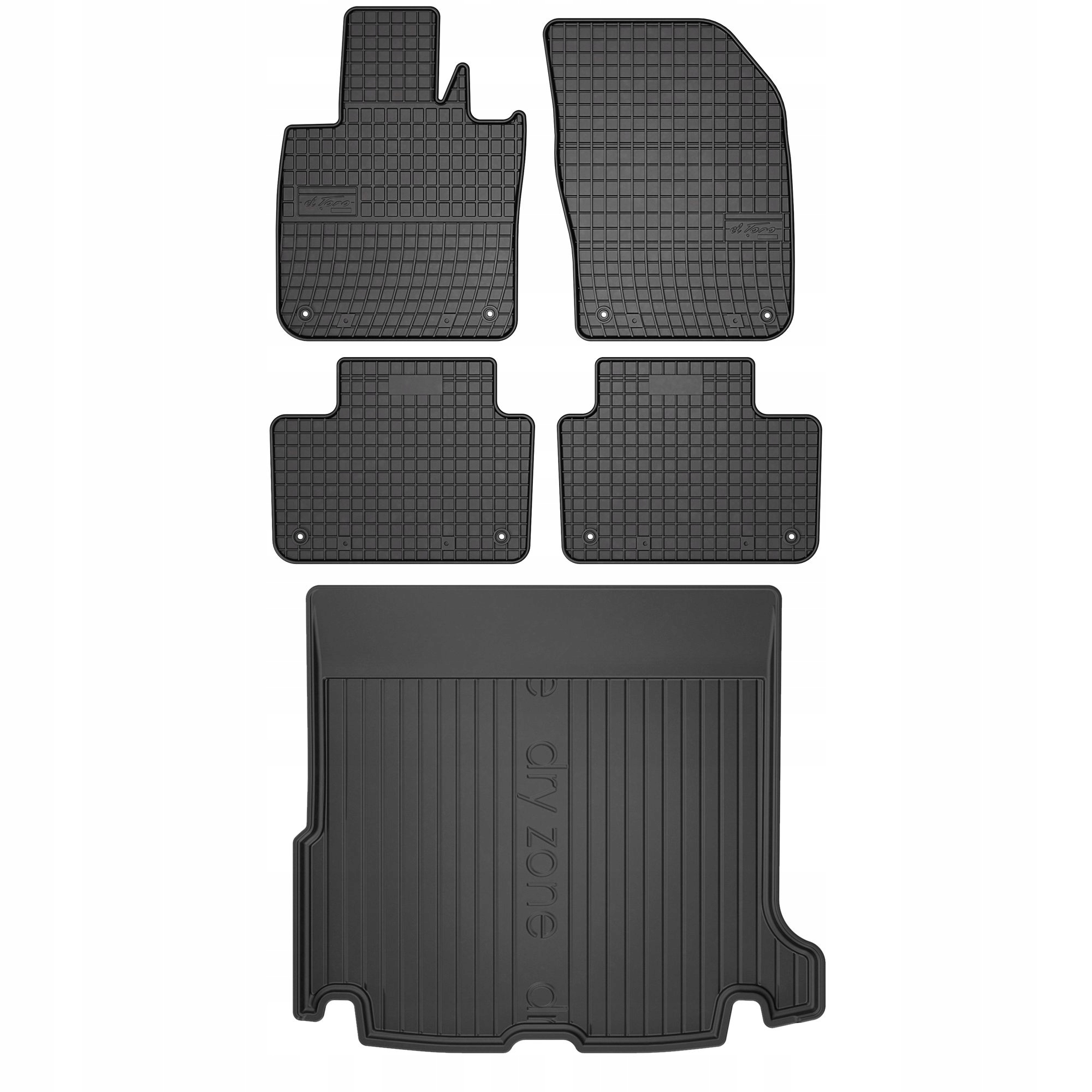 Gumové rohože a rohože pre Volvo V60 II od roku 2018