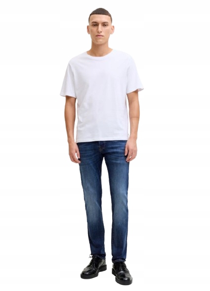 Jack And Jones Pánské Džíny Trubičky S Oděrkami Modré 30/30 6BA
