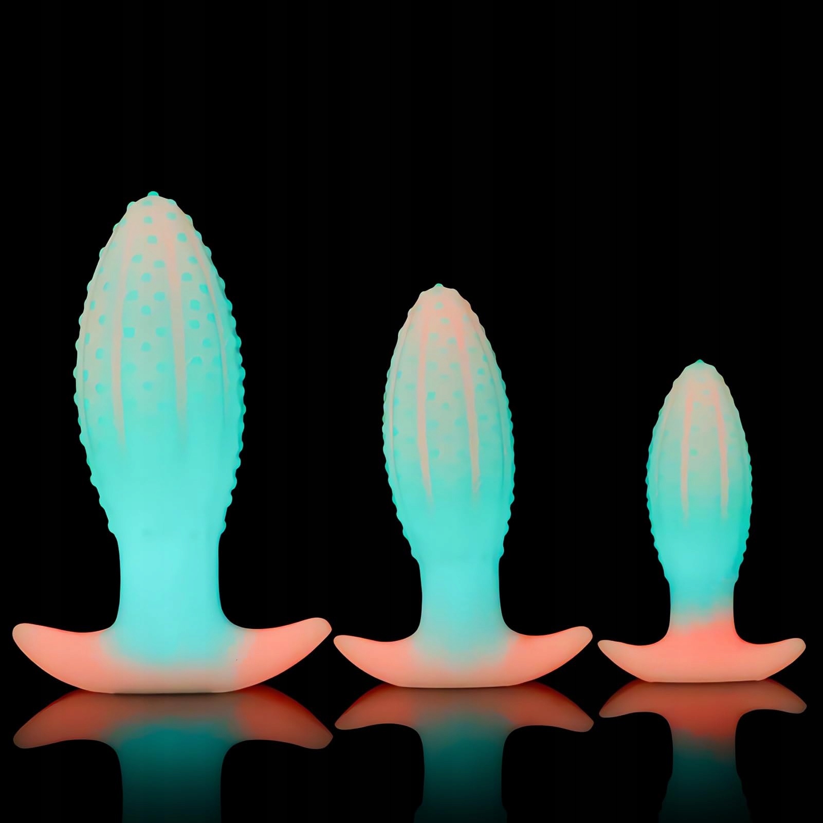 SXOVO 17 cm Świecący Silikonowy Dildo Analny dla G Punktu i Prostaty — miniatura 8