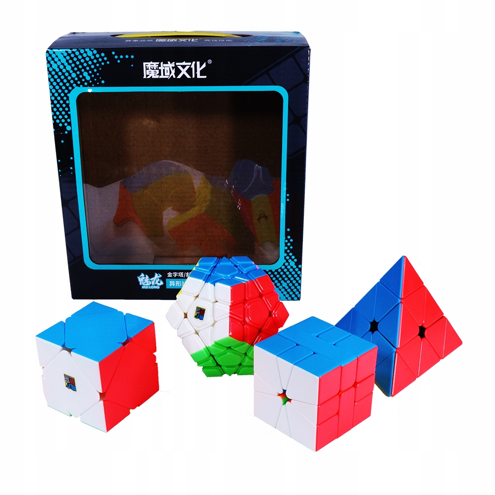 

Zestaw Meilong Pyraminx Megaminx Skewb Sq-1