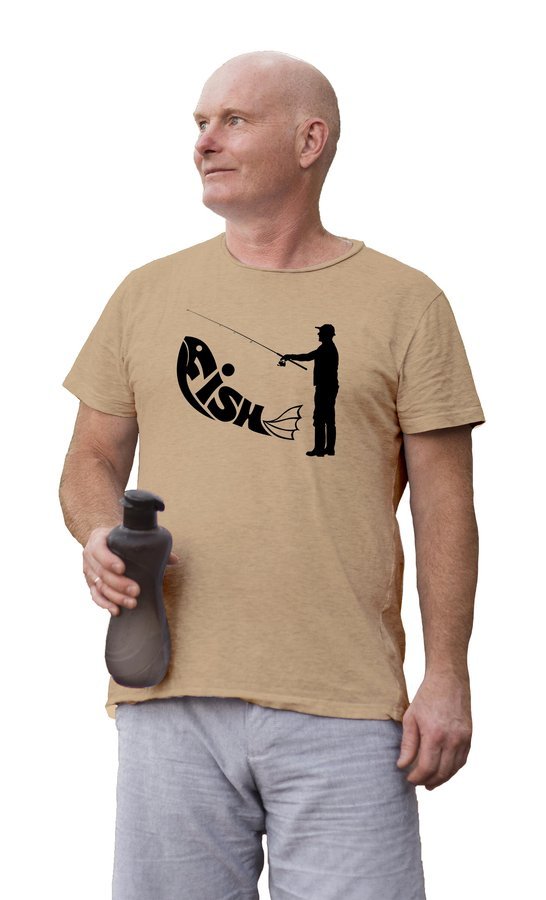 

Koszulka męska Fish t-shirt Ryba Wędkarz 2XL
