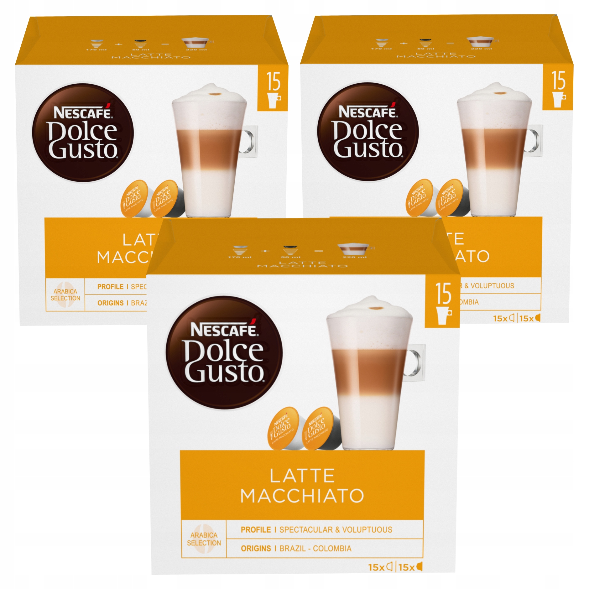 Kapsułki Nescafe Dolce Gusto Latte Macchiato 3x30