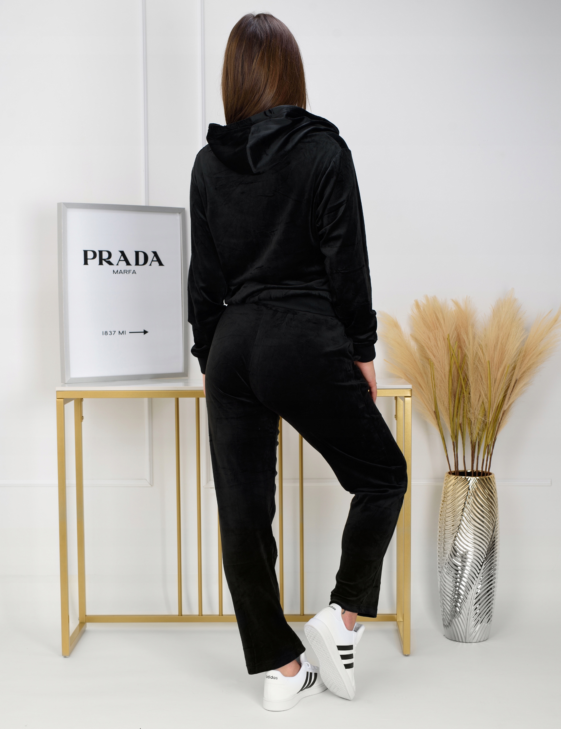 WE9110 r. XXL DAMSKI KOMPLET DRESOWY WELUROWY Rodzaj rozpinane z kapturem