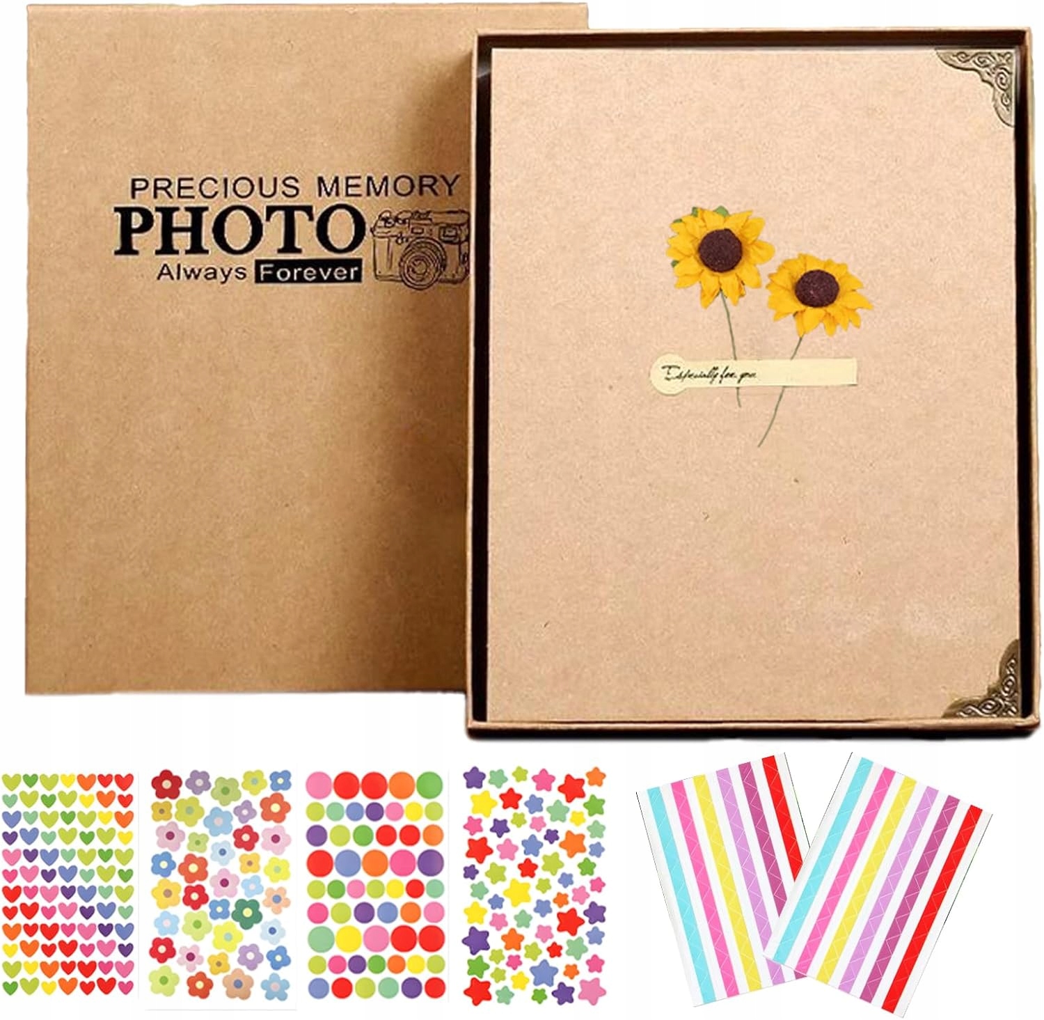Album fotograficzny do samodzielnego ozdobienia Księga gości 60 stron