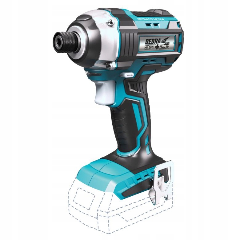 BEZSZCZOTKOWA ZAKRĘTARKA UDAROWA 18V DEDRA + 4Ah EAN (GTIN) 5902628714503