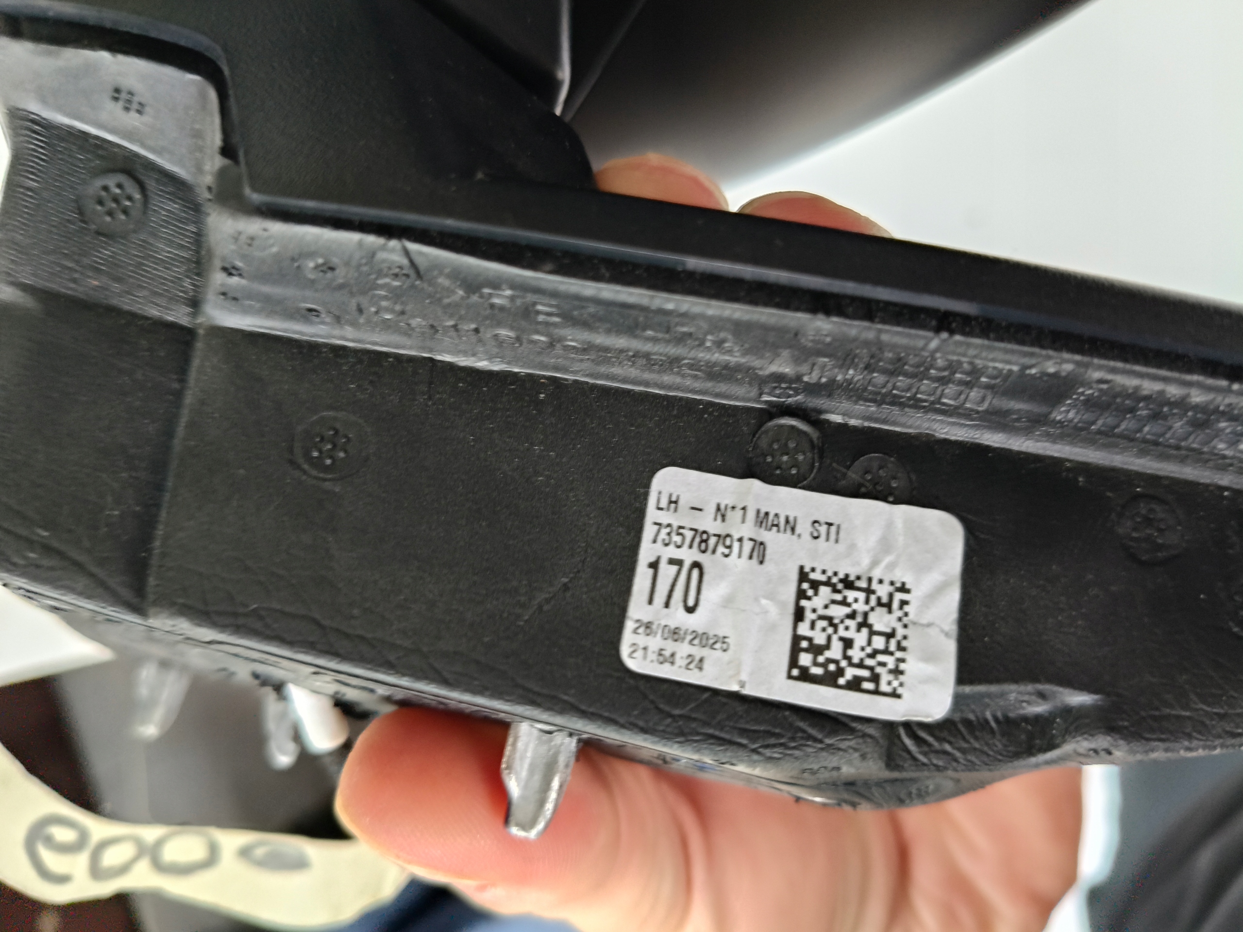 mirror left FIAT 600 23- 5 PIN