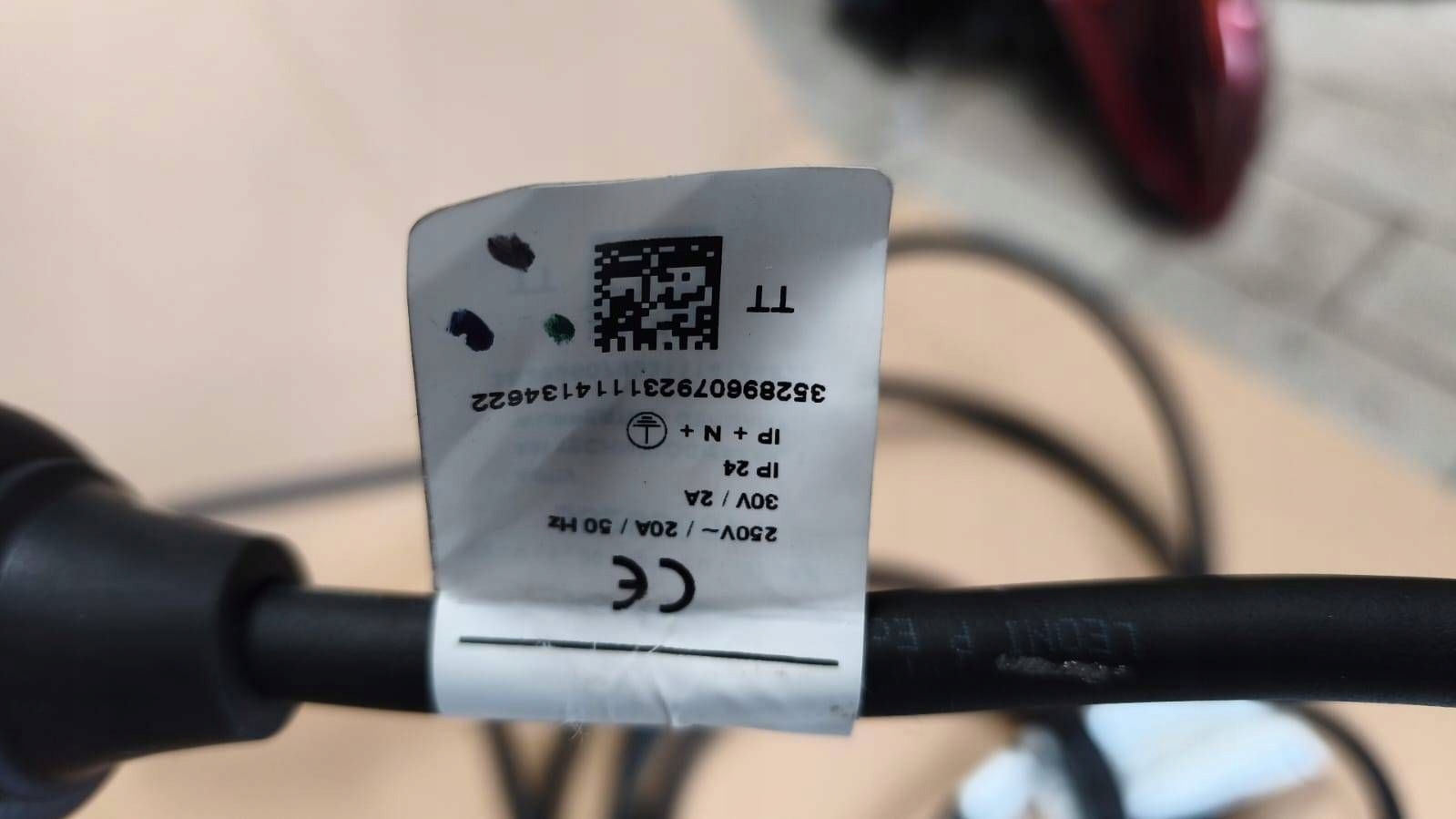 Adapter, Stecker ladowania pojazdu elektrisch Renault Scenic E-Tech V 35289607