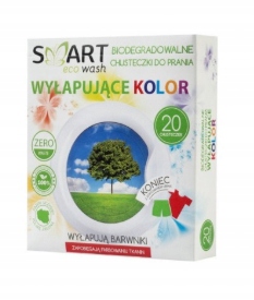 

Smart Biodegradowalne chusteczki do prania 20 sztu