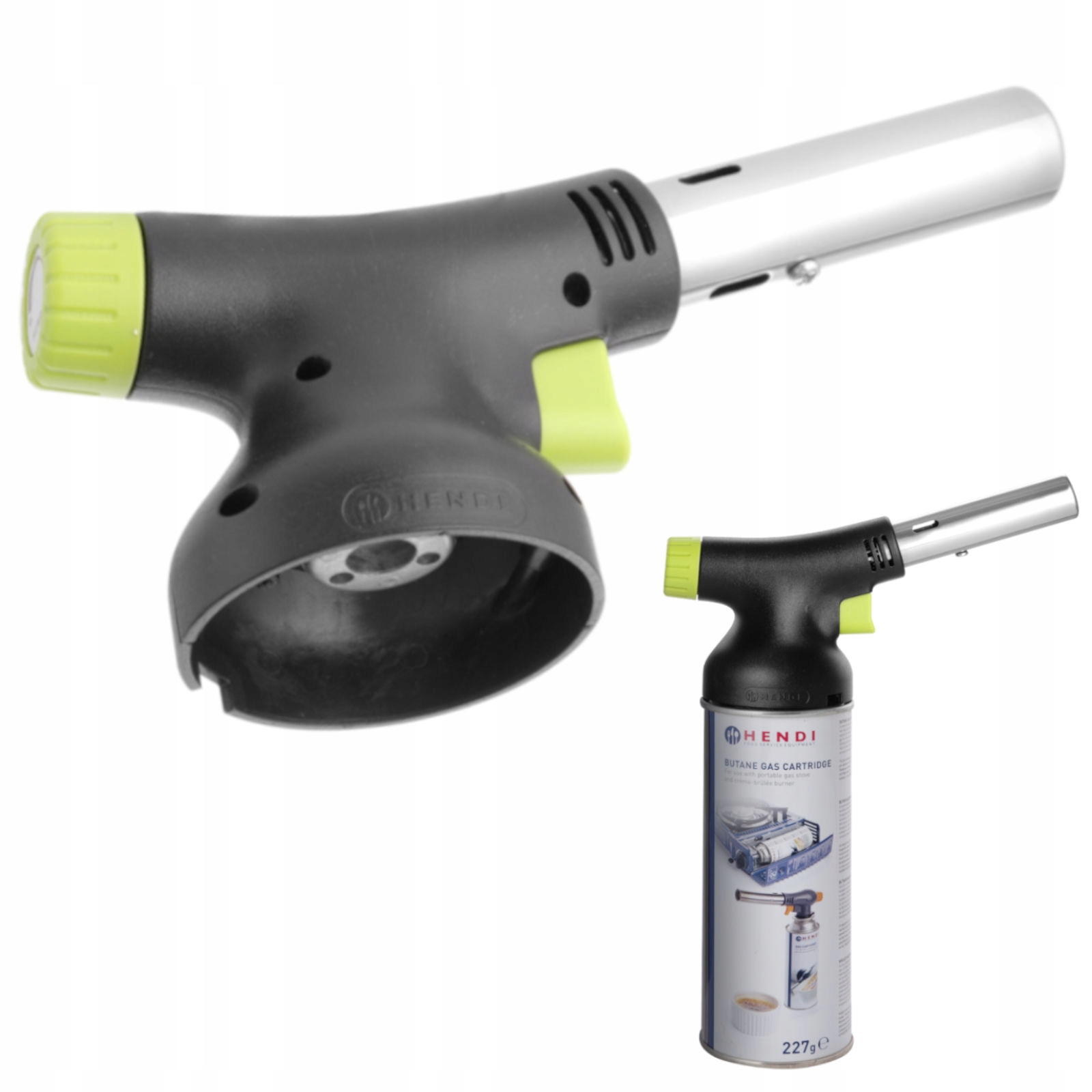 Gastronomický Plynový Hořák Šéfkuchaře Piezo Bez Náplně Hendi