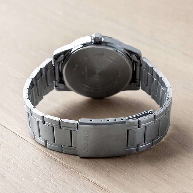 ZEGAREK MĘSKI CASIO MTP-V001D-1BUDF (zd107b) + BOX +GRAWER Kształt koperty okrągła